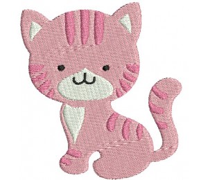 Stickdatei Kätzchen Vollstich